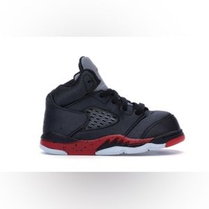 JORDAN 5 Retro Satin Bred Infant Sneakers..Sz:4C